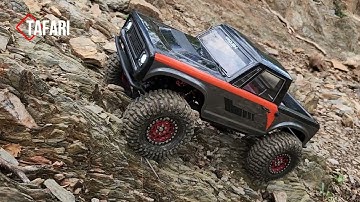 Vanquish VS4-10 Origin Halfcab - 2.2" tires - Chassis scx10ii clone de aluminio y fibra de carbón.