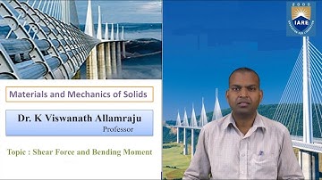 Shear Force and Bending Moment by Dr K Viswanath Allamraju