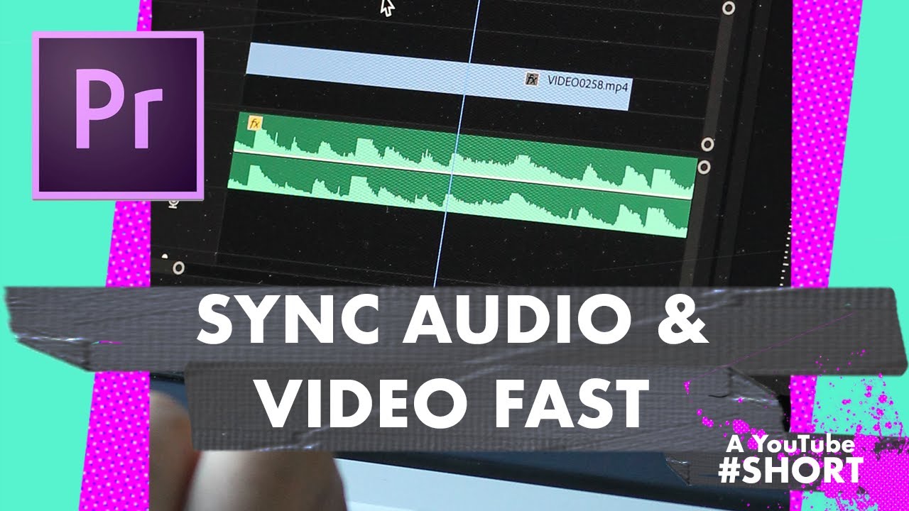 Save time editing in Premiere Pro - try this audio and video syncing hack 