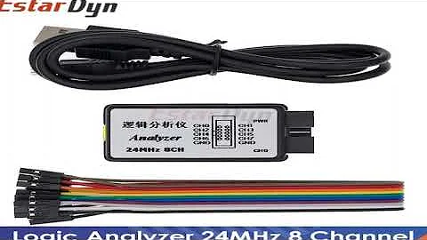 USB Logic Analyzer 24MHz 8 Channel 24M/seconds Logic Analyzer Debugger For ARM FPGA Logic Analyzer