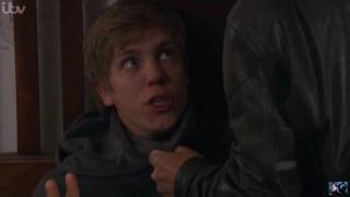 Emmerdale - Cain Threatens And Punches Robert