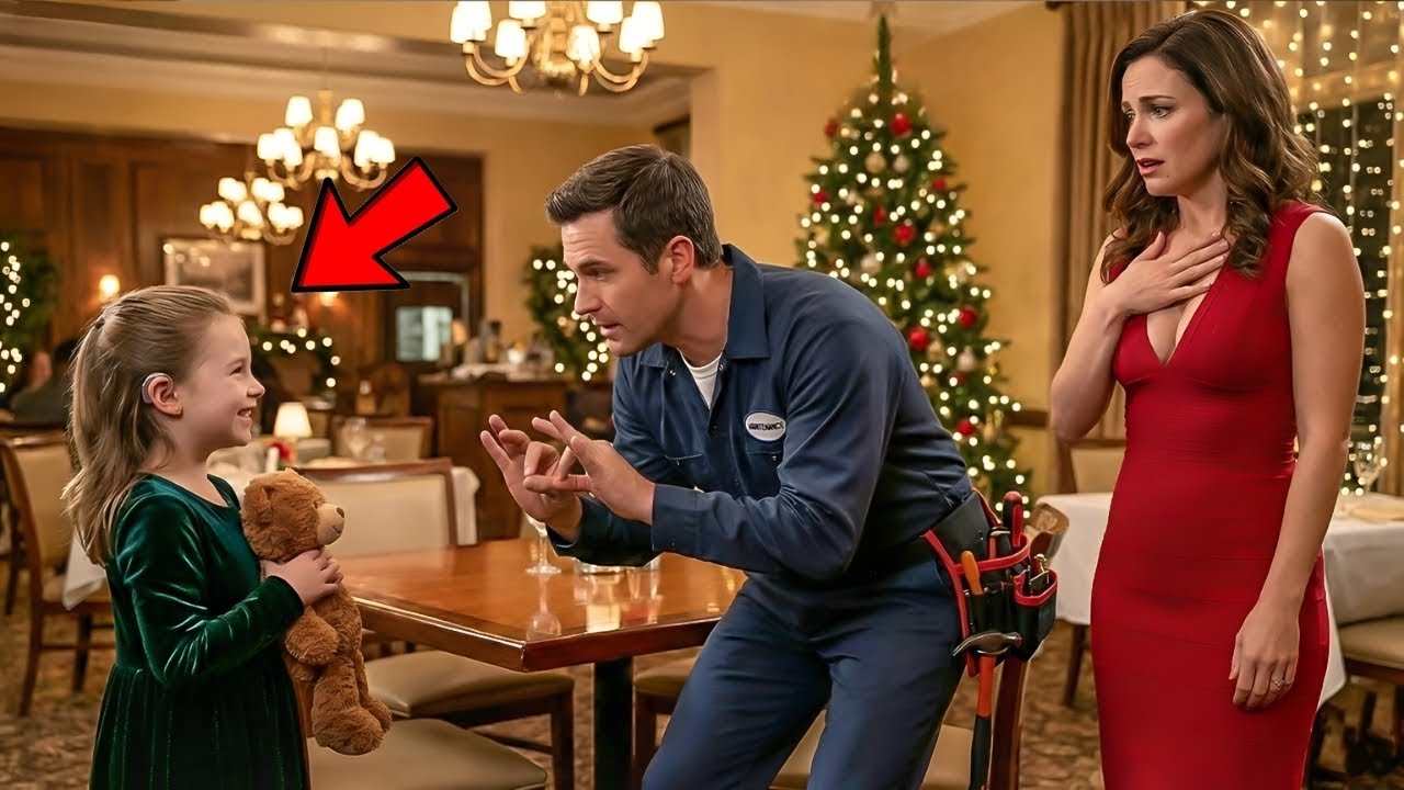 Gehörlose CEO-Tochter beim Weihnachtsessen -- Ein alleinerziehender Vater bringt sie zum Lächeln.