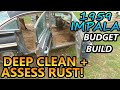 1959 Impala Sedan Project Car! | Cleaning Floor Pans & Assessing Rust! (DIY Restoration)