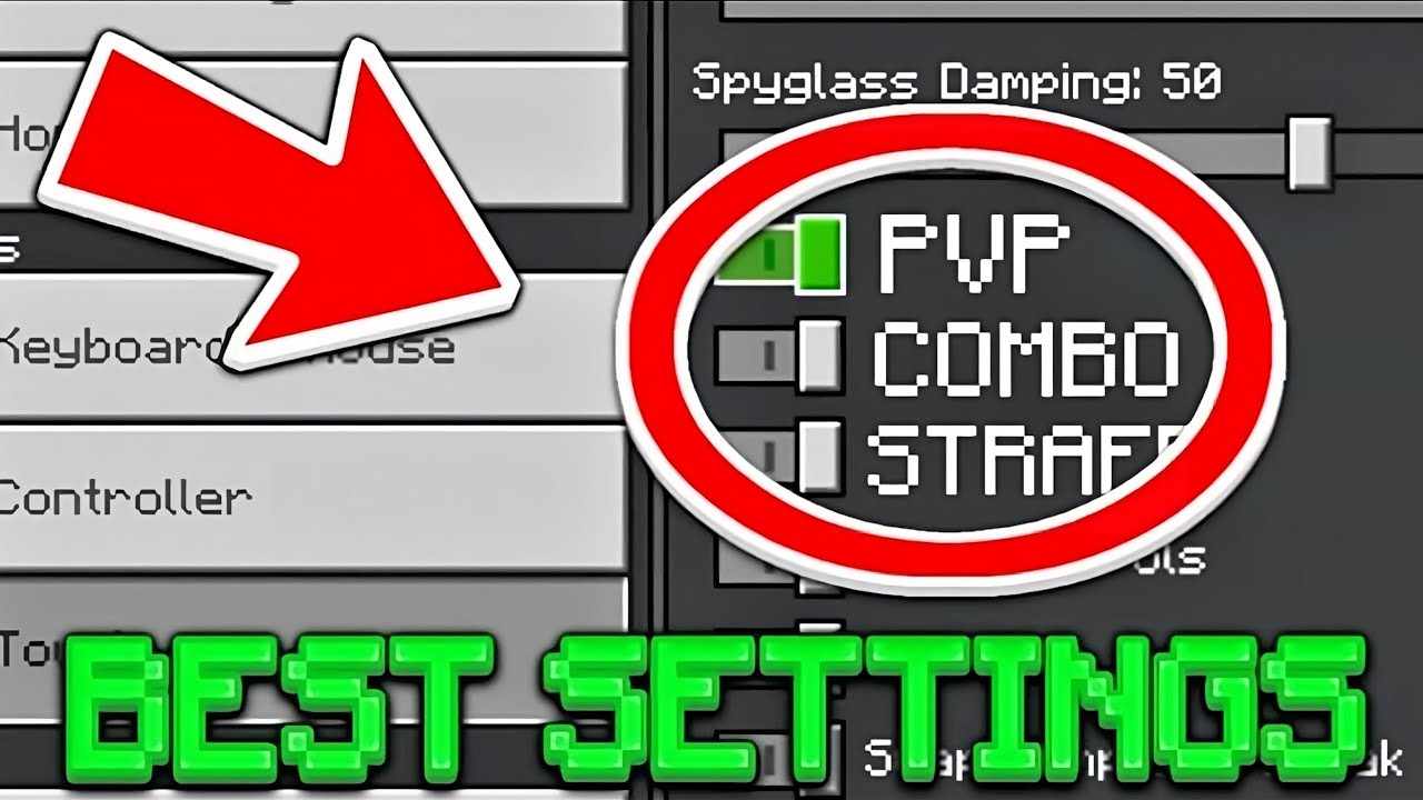 The BEST Settings For MCPE PvP (Mobile) Minecraft Pocket Edition # ...