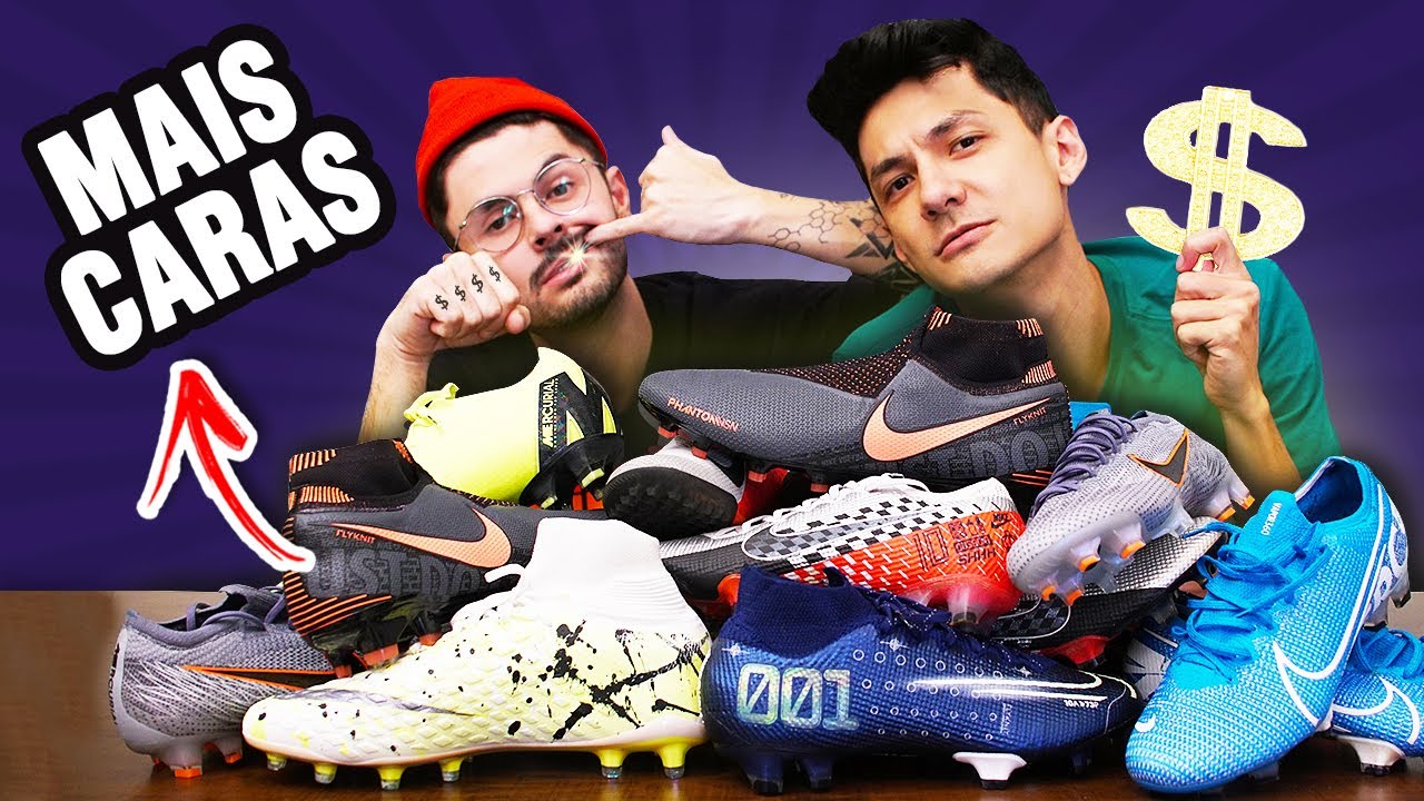 TOP 10 DAS MINHAS CHUTEIRAS MAIS CARAS