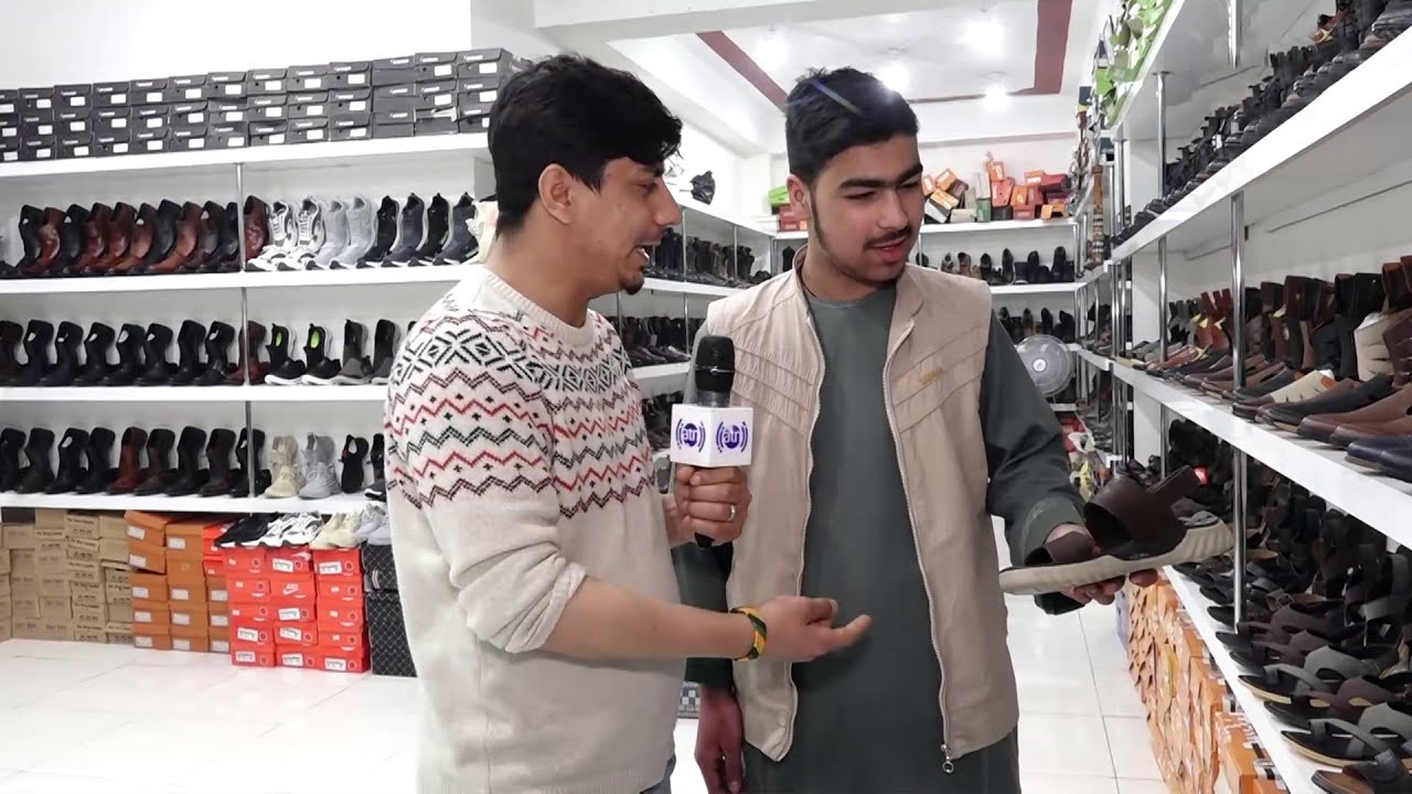 Shoes and Sandals store in Baharistan, Faisal Asem Report / دوکان بوت و چپلی در بهارستان