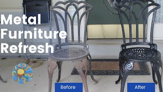 Furniture Refresh - Metal Bistro Furniture