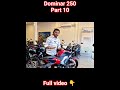 2026 bajaj Dominar 250 full video ☝️ #shorts #automobile #thetrshubankar