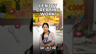 I enjoy creative work ♥️ Day 93/365 day daliy mini vlog challenge ♥️ #vlog #shorts #viral