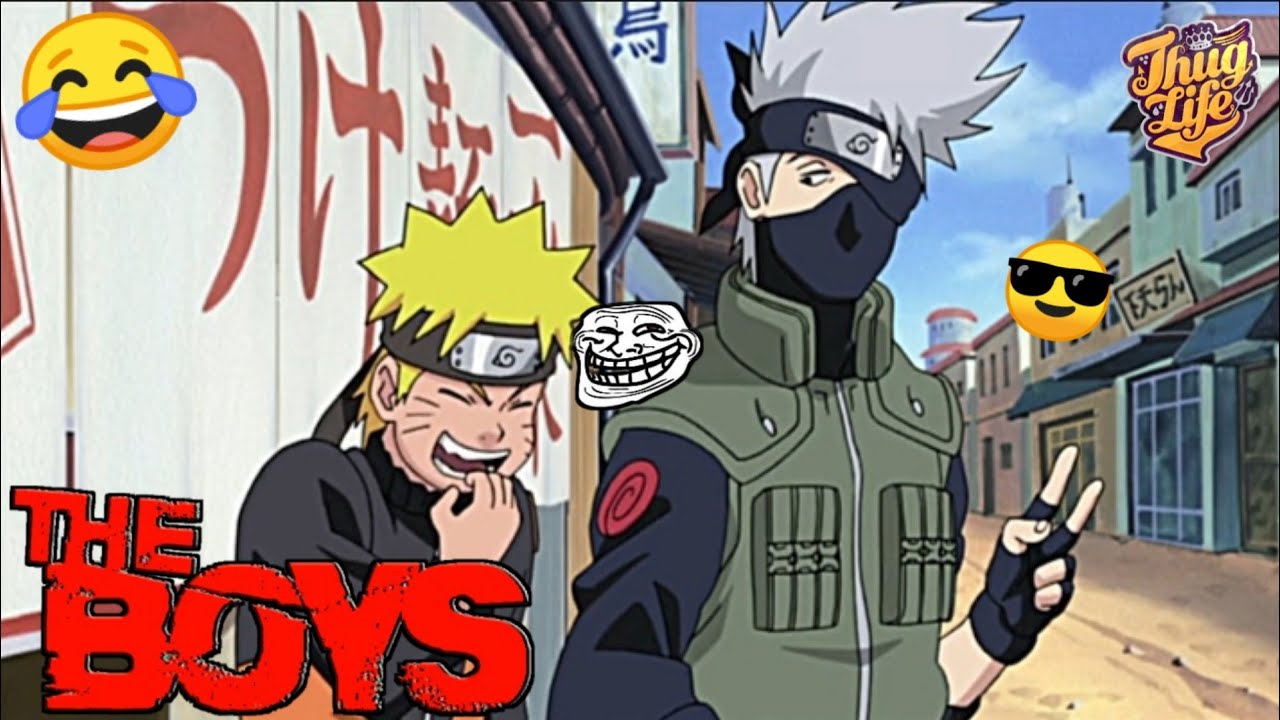 Naruto Shaye & Kakashi (Thug Life)😎Moments In Hindi | Naruto Shippuden Funny Moments