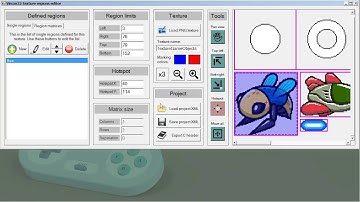 Vircon32 Texture region editor