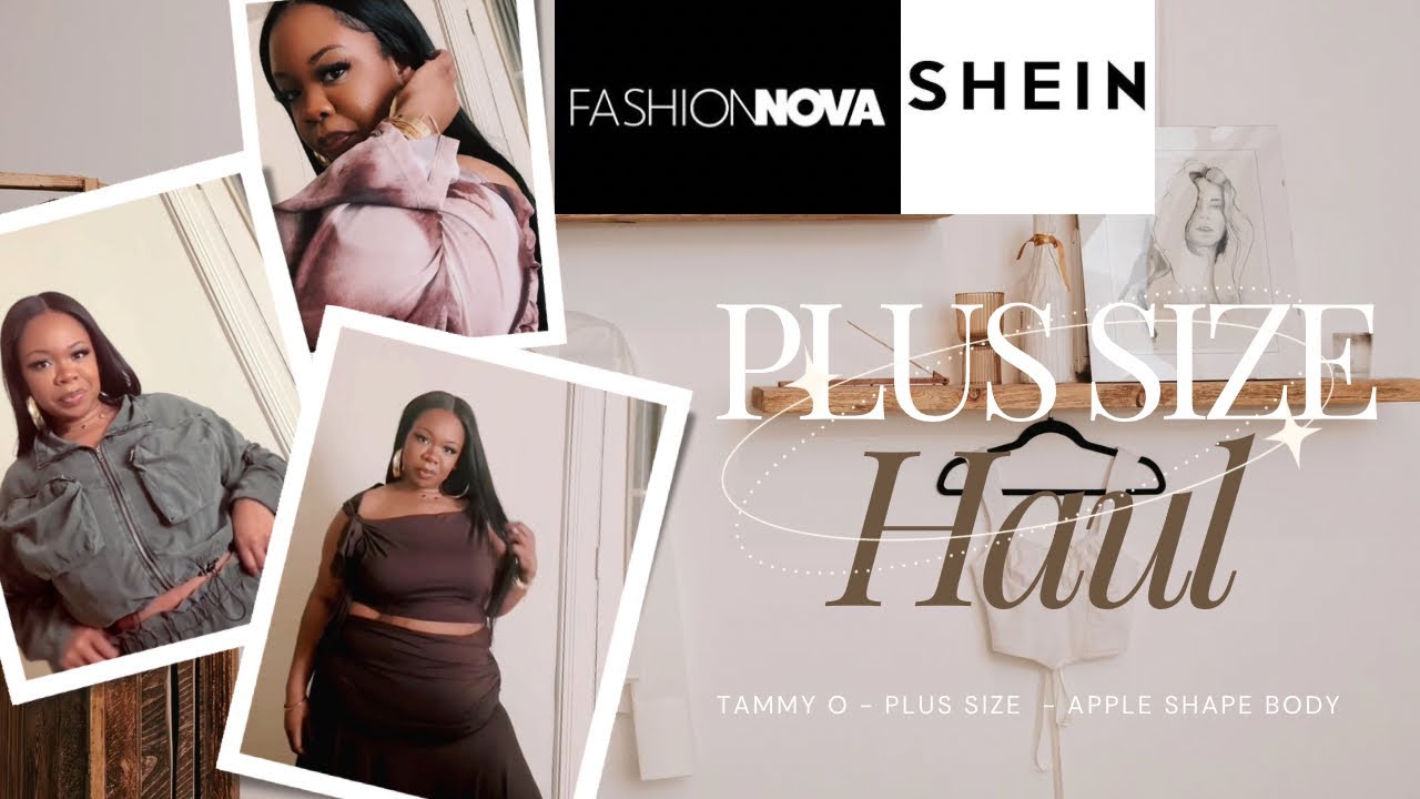 Plus Size Baddie Haul | SHEIN Fashionnova Spring Two Piece Sets ...
