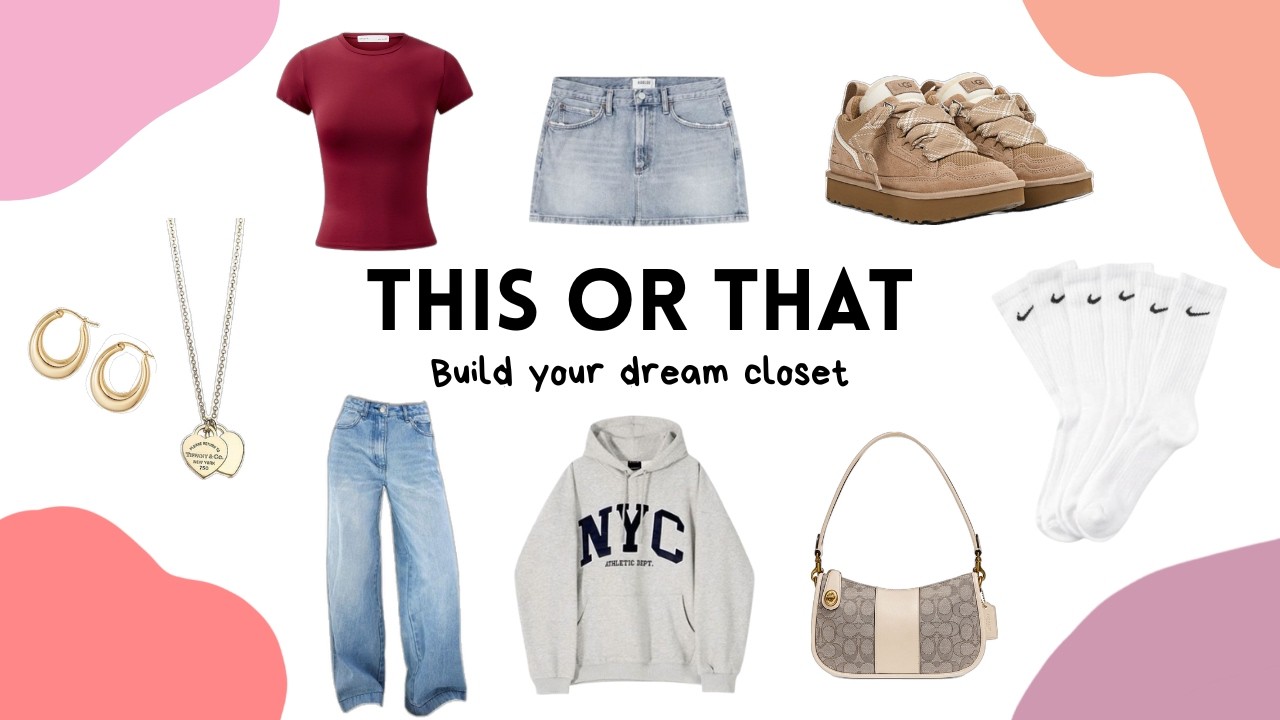 This or That - Build Your Dream Closet ✧ soft • cozy chic🪞|| 𝙧𝙚𝙙_𝙫𝙡𝙫𝙩_𝙩𝙝0𝙪𝙜𝙝𝙩𝙯 #youtube #thisorthat
