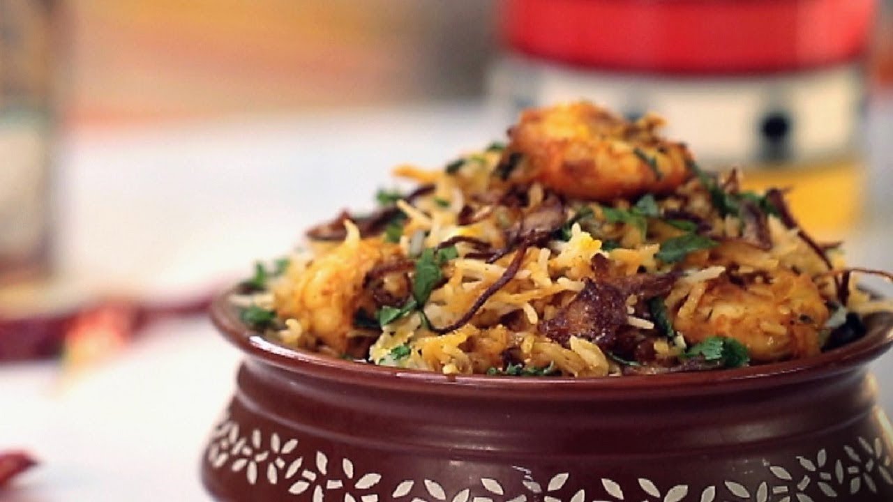 Jhinga Biryani/Prawns Biryani | Delicious Jhinga Biryani Recipe in Hindi | झींगा / प्रॉन बिरयानी | India Food Network