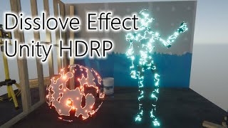 Unity VFX - Dissolve Shader Effect - Downloadable