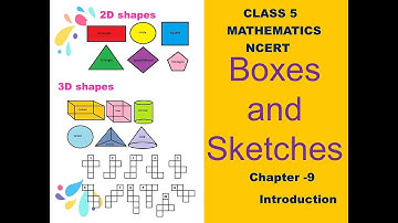 Boxes and sketches - Introduction video/ 3-d and 2-d shapes introduction with nets/ class 5/NCERT