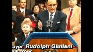 Rudy Giuliani Inauguration Upstaged by Son Andrew’s Antics [1994]
