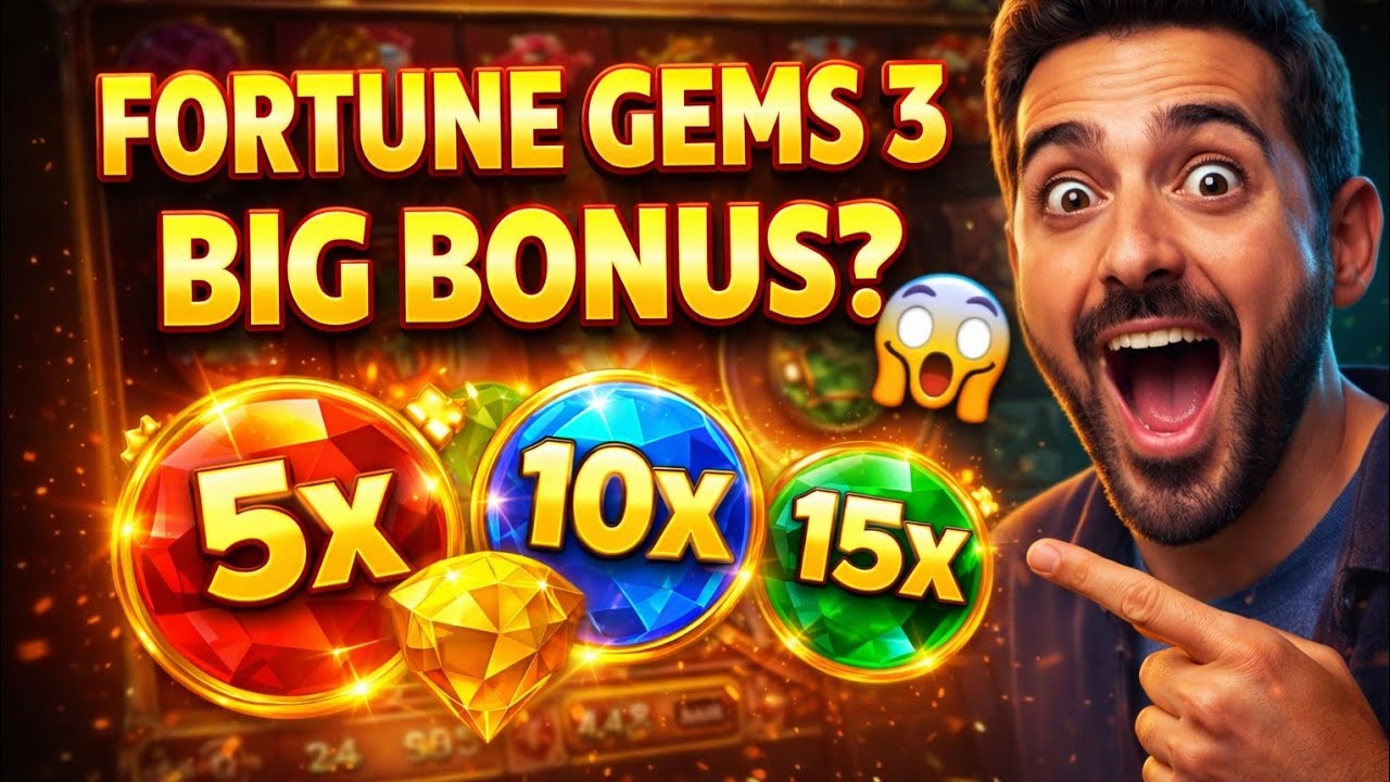 Fortune Gems 3 😱 Big Bonus Mila Ya Nahi? | Slot Gameplay | goldsbet 