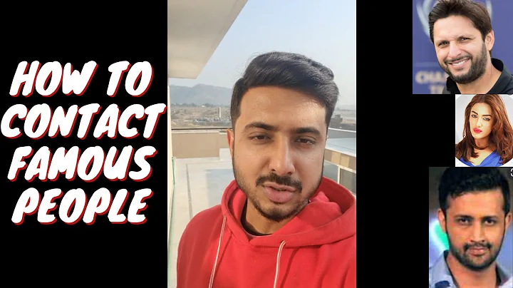 Must Watch if you want to contact Celebrities, Influencers, and Famous People | Right way To Contact - DayDayNews