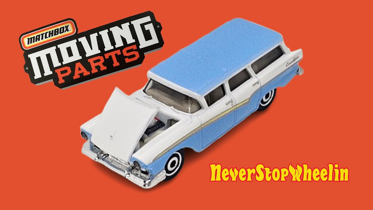 1957 Ford Country Sedan in Starmist Blue and White 2025 Matchbox