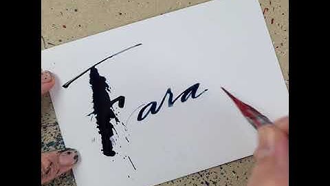 Splatter Calligraphy Name Request no.145