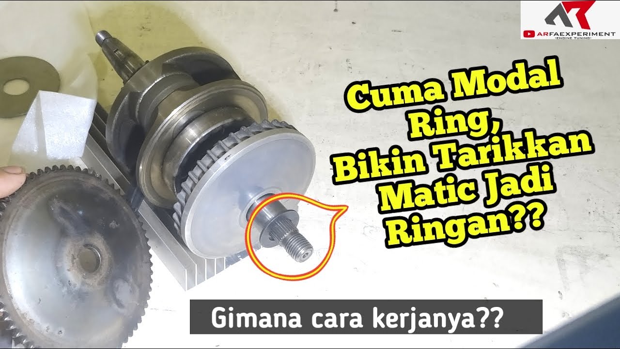Cuma Pakai Ring, Bikin Akselerasi, Tarikkan matic jadi enteng? | ini kelebihan dan kekurangannya