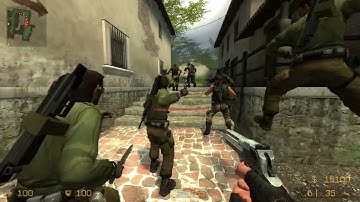 Counter Strike Source Inferno Bots #22 Only Machine Guns