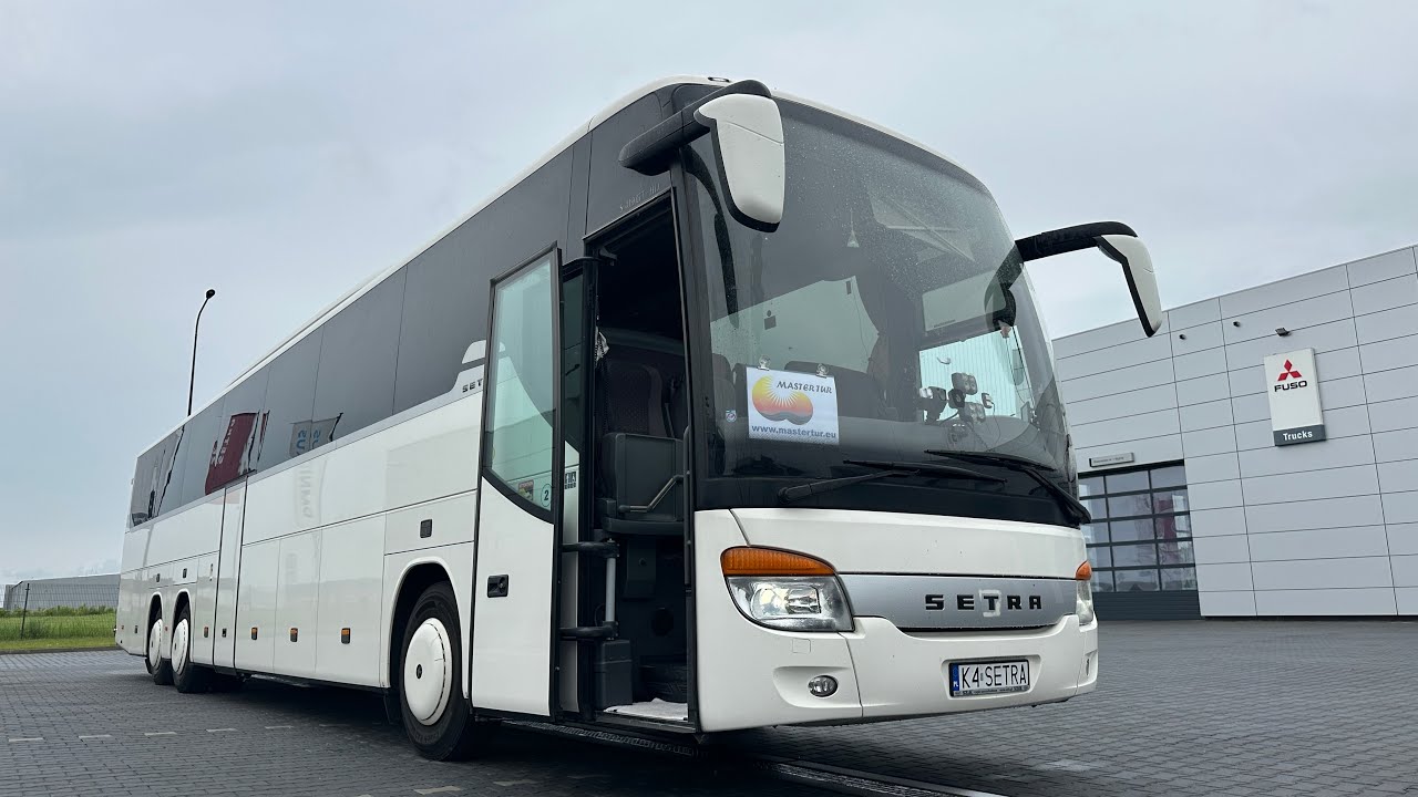 Rzeszów zza pulpitu Setry – jazda przez miasto trzyosiowym autokarem