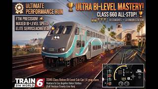 Train Sim World 6:🚆 California Heavy Commuter Express! | TSW Rotem Bi-Level Car Ventura to LA Union