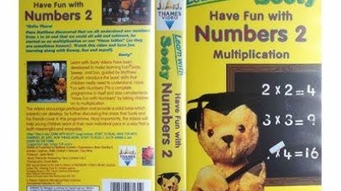 Learn With Sooty  Have Fun With Numbers 2 Multiplication vhs