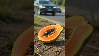 Amazing Papaya Growth Timelapse! 🥭🌱 #timelapse #growth #naturelovers #nature #satisfying