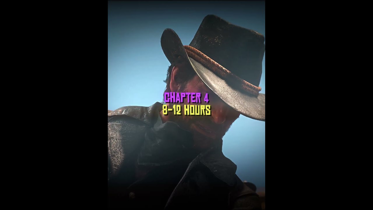 How Long It Takes To Complete Each RDR2 Chapter Rdr Rdr2 Reddeadredemption Gaming