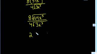 Section 8 7   Dividing Radical Expressions