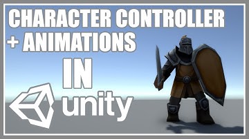 CHARACTER CONTROLLER WITH ANIMATIONS - WALK AND ATTACK - Unity 3D - Quick And Easy