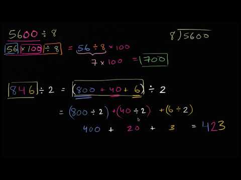 Divisione usando il valore posizionale | Khan Academy