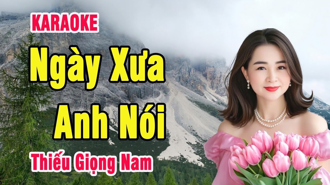 🔥 Ngày Xưa Anh Nói Karaoke Thiếu Giọng Nam | Song Ca Với Sầu Riêng