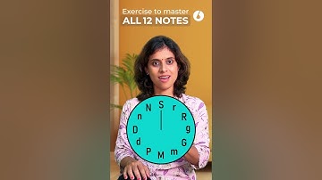 Best exercise to master all the 12 notes | Pratibha Sarathy #carnaticmusic  #vocal #vocalexercises