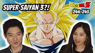 ⚡⚡⚡ HER FIRST TIME SEEING SUPER SAIYAN 3!!! - Dragon Ball Z Ep 244, 245 REACTION!!