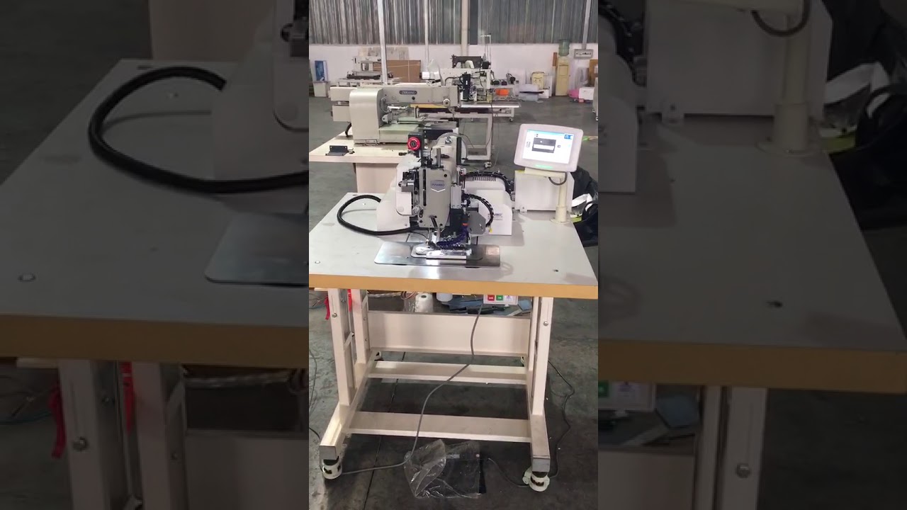 RAMBO RM2010H extremely heavy pattern sewing machine with heat cutting