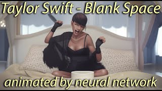 (Reuploaded - see description) Taylor Swift - Blank Space. St. Diffusion animation