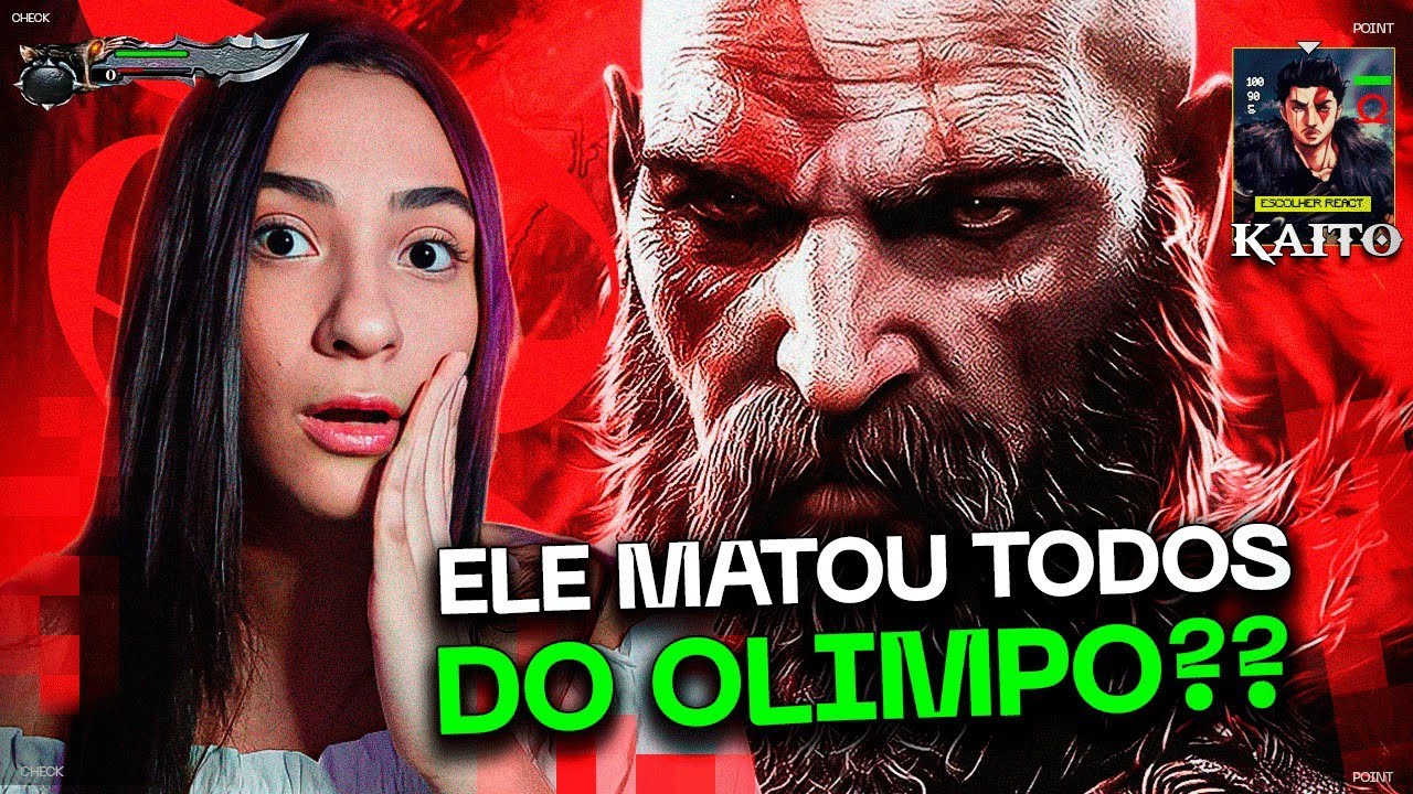 eu surtei nesse react 😱 Kratos (God of War) - Fantasma de Esparta | Kaito - REACT