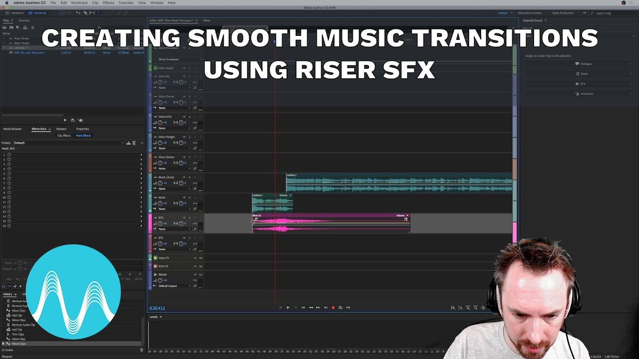Creating Smooth Music Transitions Using Riser SFX - YouTube