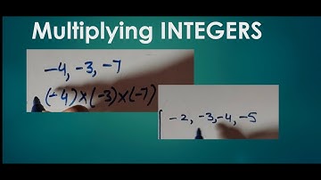 multiply integer, multiply positive and negative integers, multiply 2 negative integer,