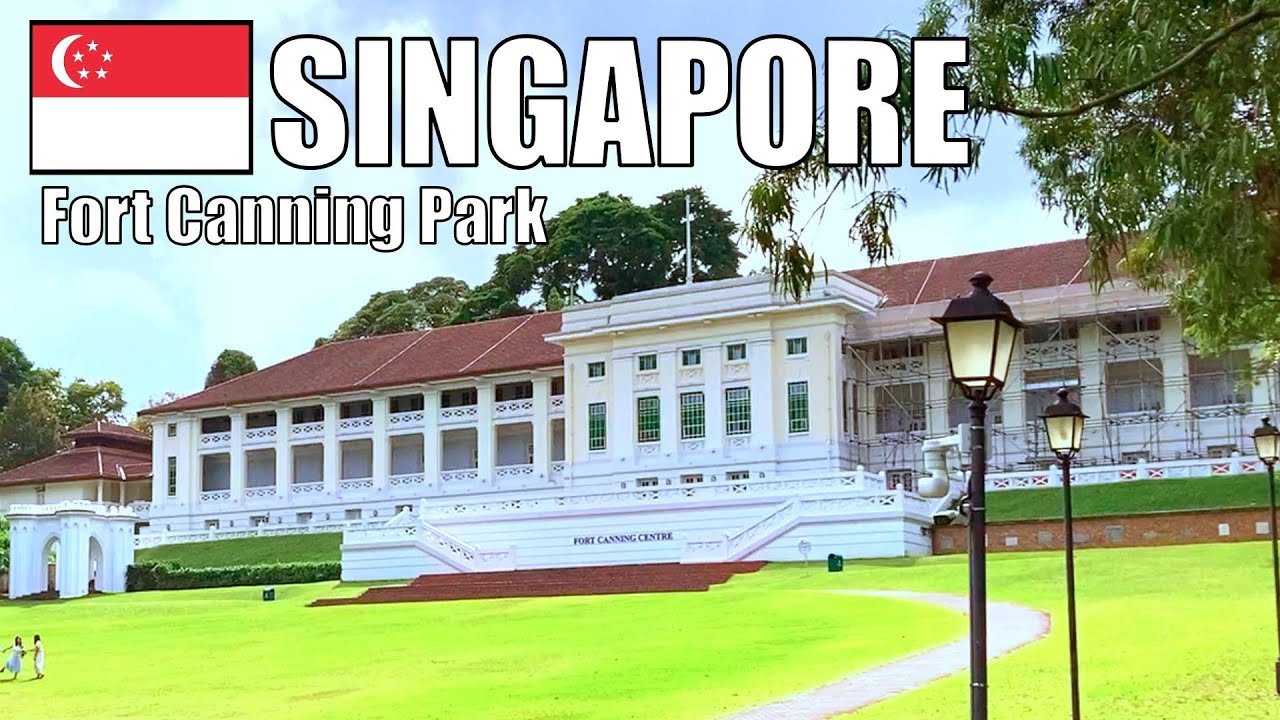 Walking Singapore: Fort Canning Park 🇸🇬 | Walking Tour