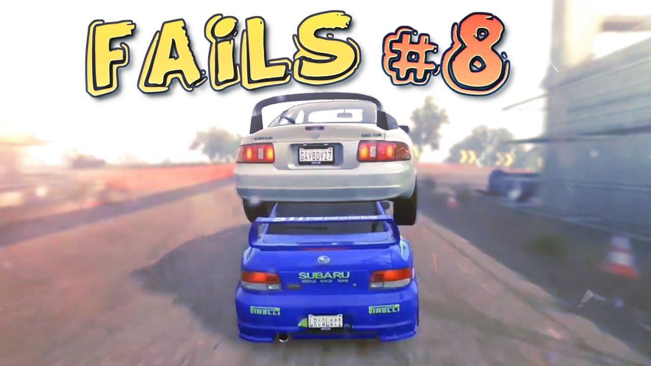 Racing Games FAILS Compilation #8 - DragCarTV
