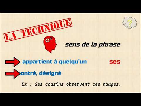 Comment différencier ses et ces