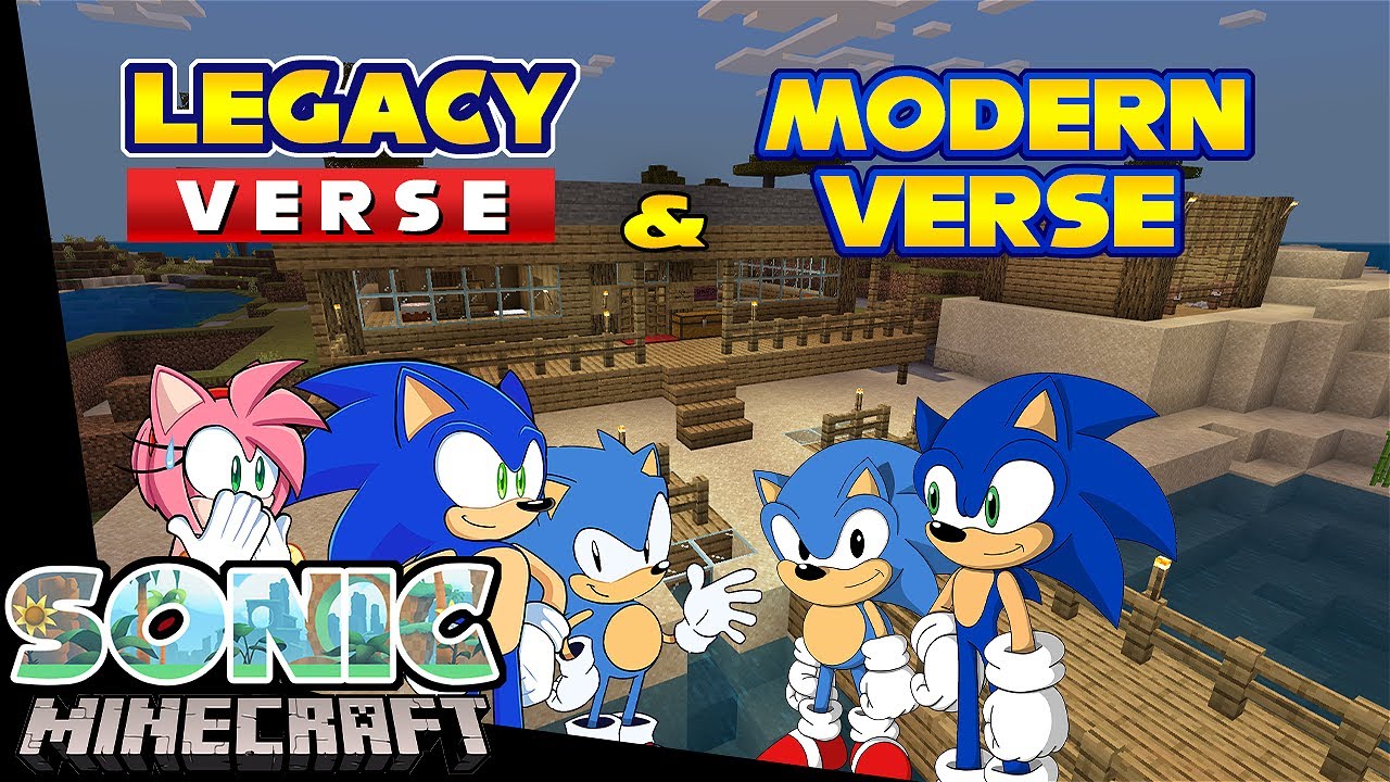 Sonic & The Speed Cast Play Minecraft - Legacy Verse & Modern Verse