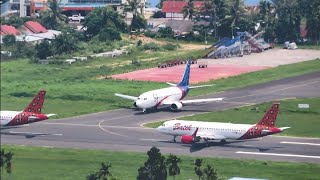 Batik Air dan Sriwijaya Air Take Off dan Landing di Bandara Rendani Kota Manokwari Papua Barat