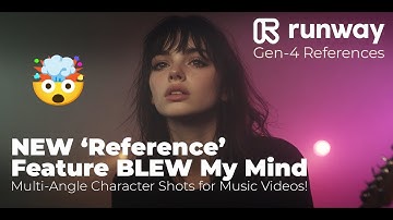 NEW Runway Gen-4 ‘Reference’ Feature BLEW My Mind