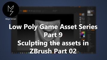 Maya Modeling Techniques - Low Poly Assets for games - Part 9